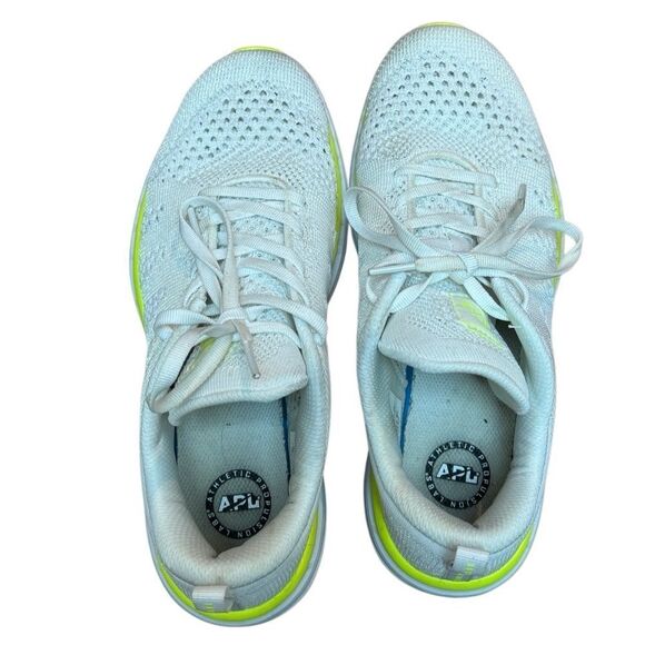 APL Athletic Propulsion Labs Techloom Pro Sneakers White Metallic Pearl Size 8.5 - Picture 7 of 11